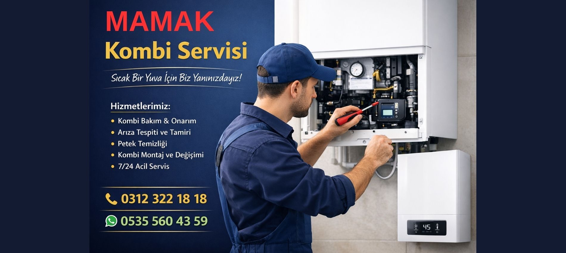 Mamak Kombi Servisi